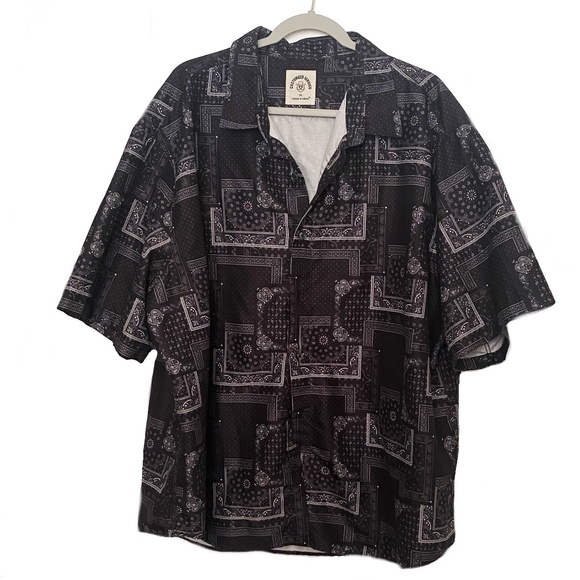 Mens casual, collar, short-sleeved, button-down shirt - Picture 1 of 5